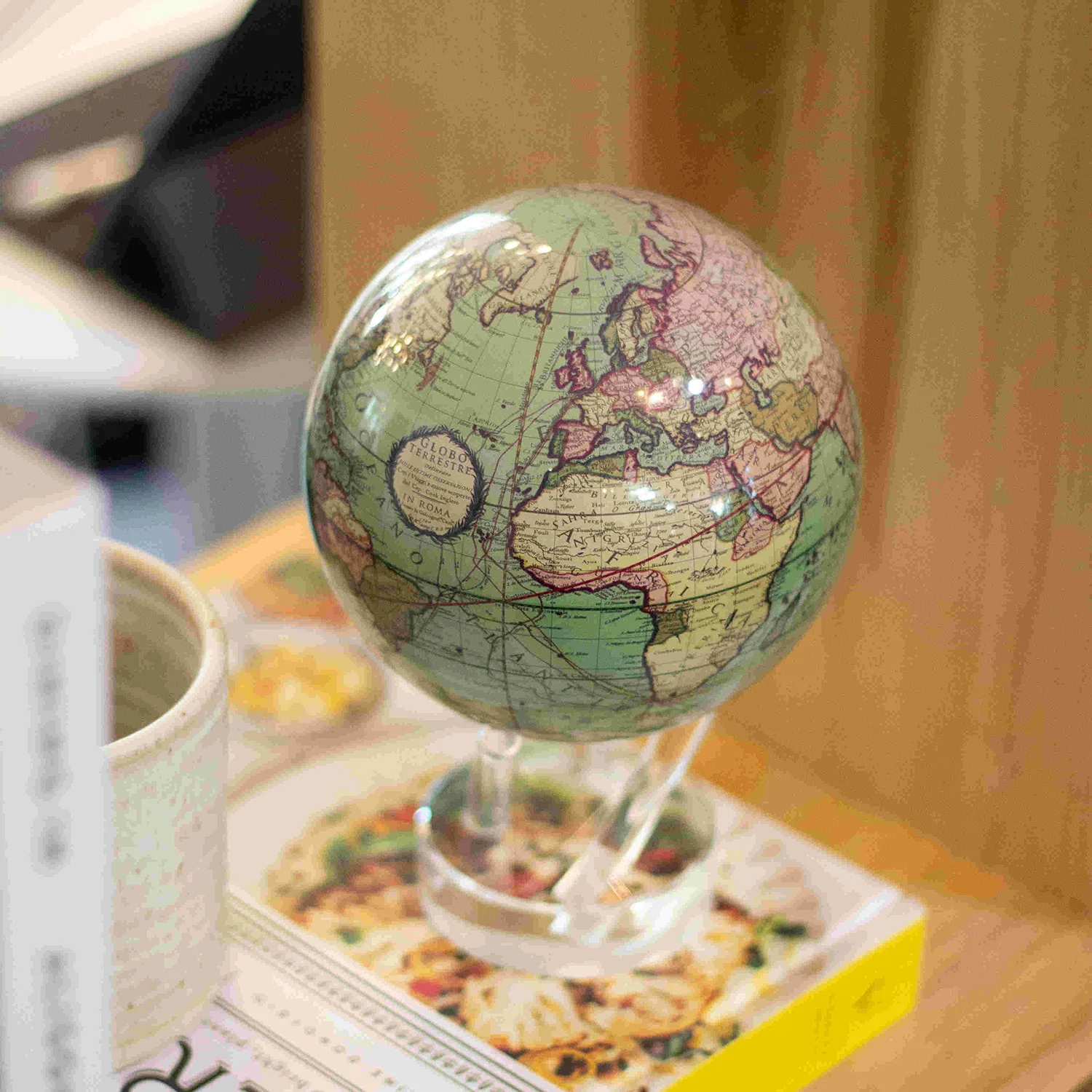 Antique Cassini Green Globe - Image 4