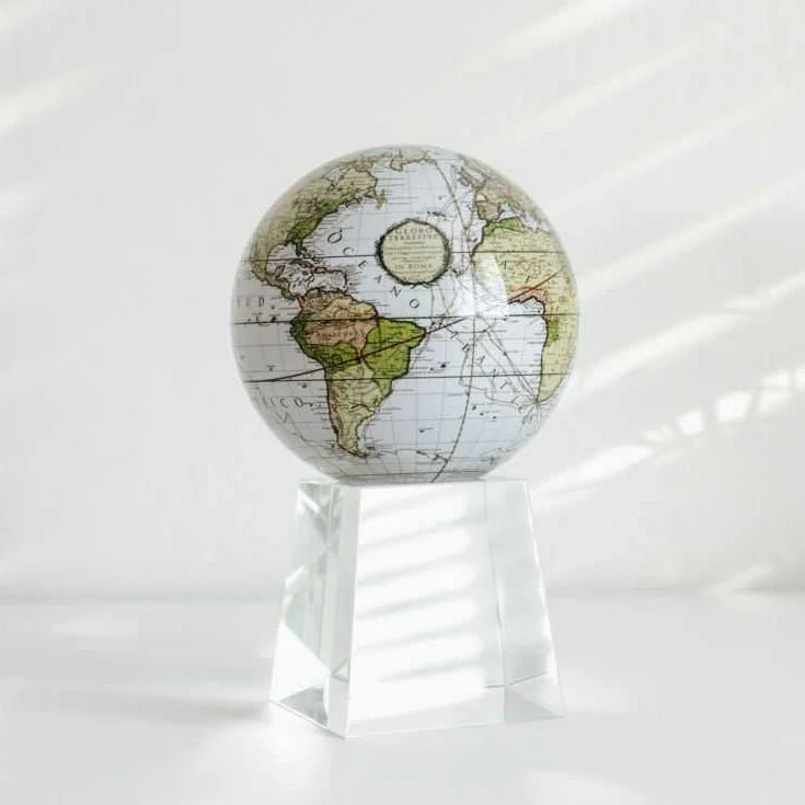 Antique Cassini White Globe - Image 12
