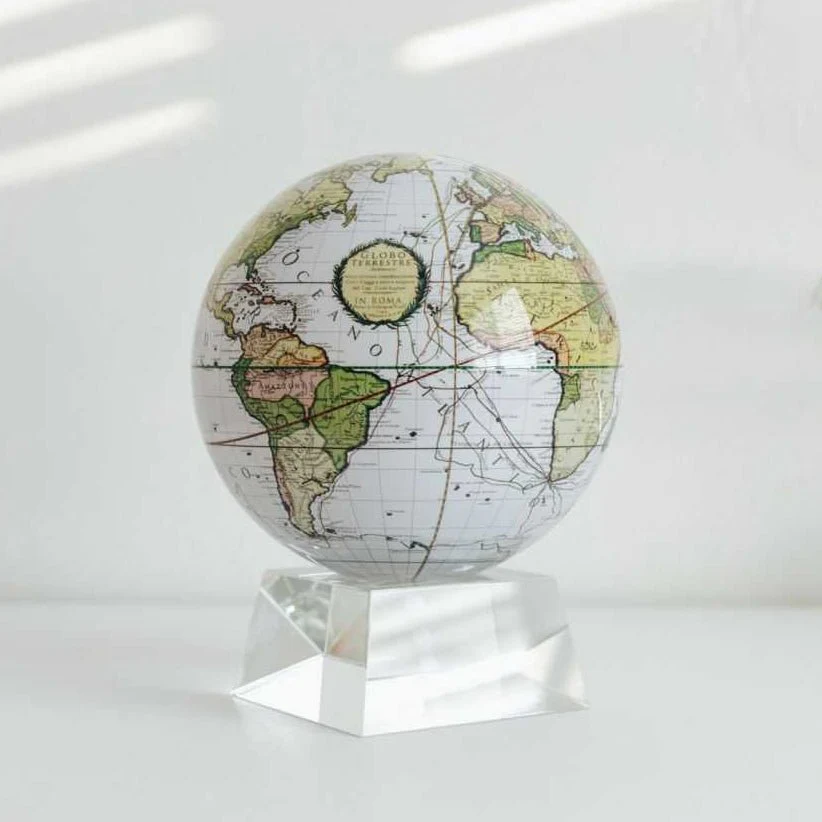 Antique Cassini White Globe - Image 16