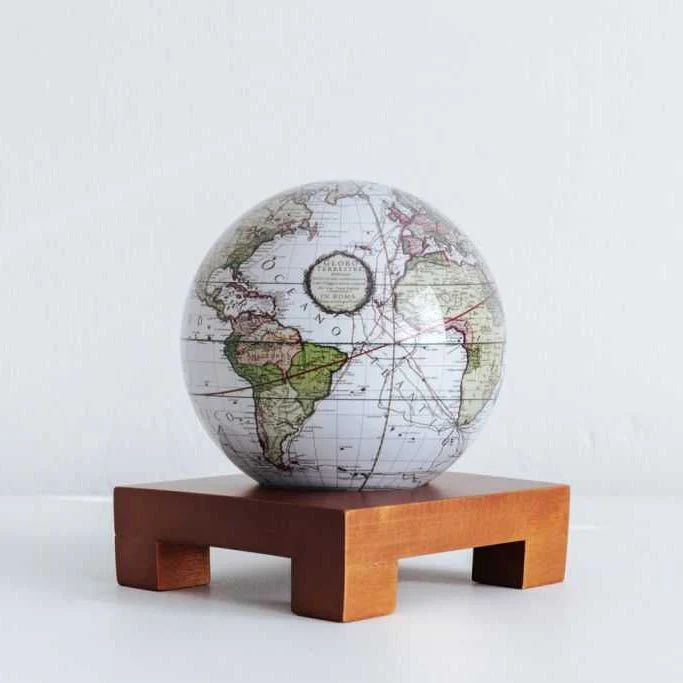Antique Cassini White Globe - Image 7