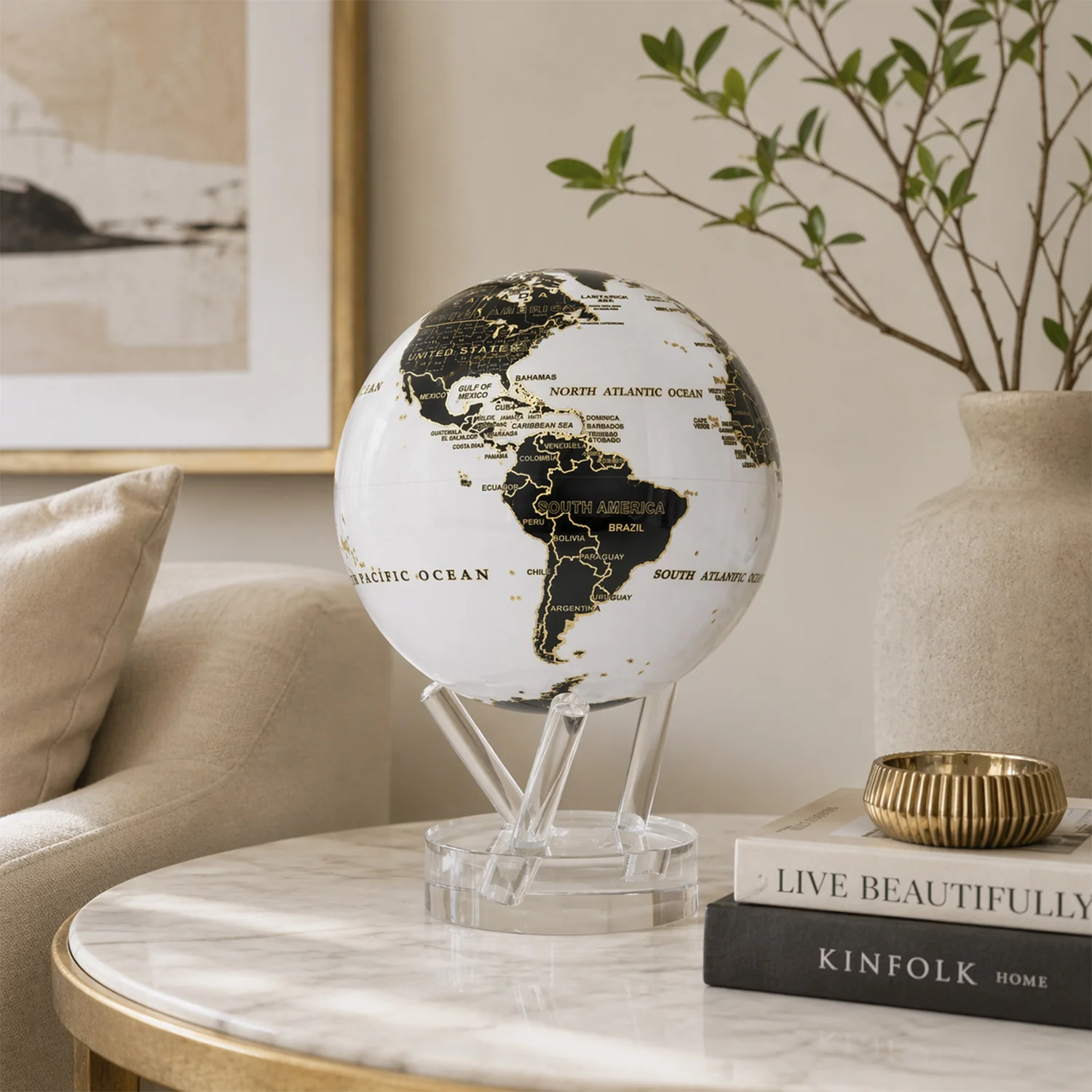 Gilded Terra Lux MOVA Globe - Image 5