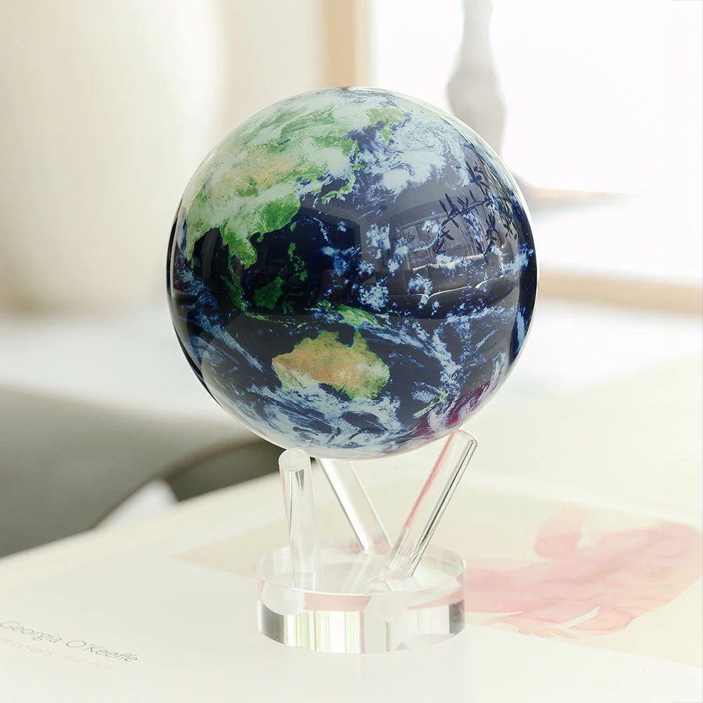 Earth with Clouds Globe - Image 4