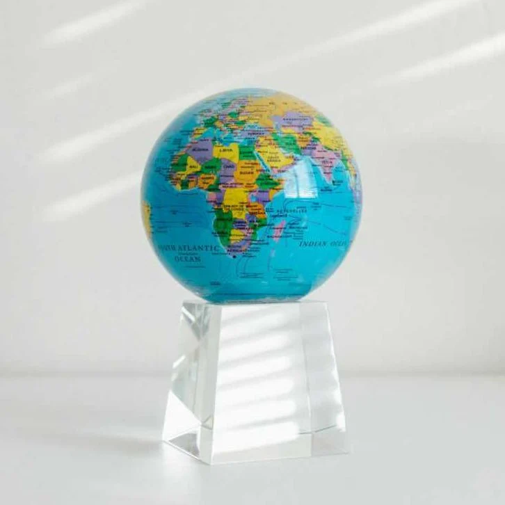 Ocean Blue Political Map Globe - Image 12