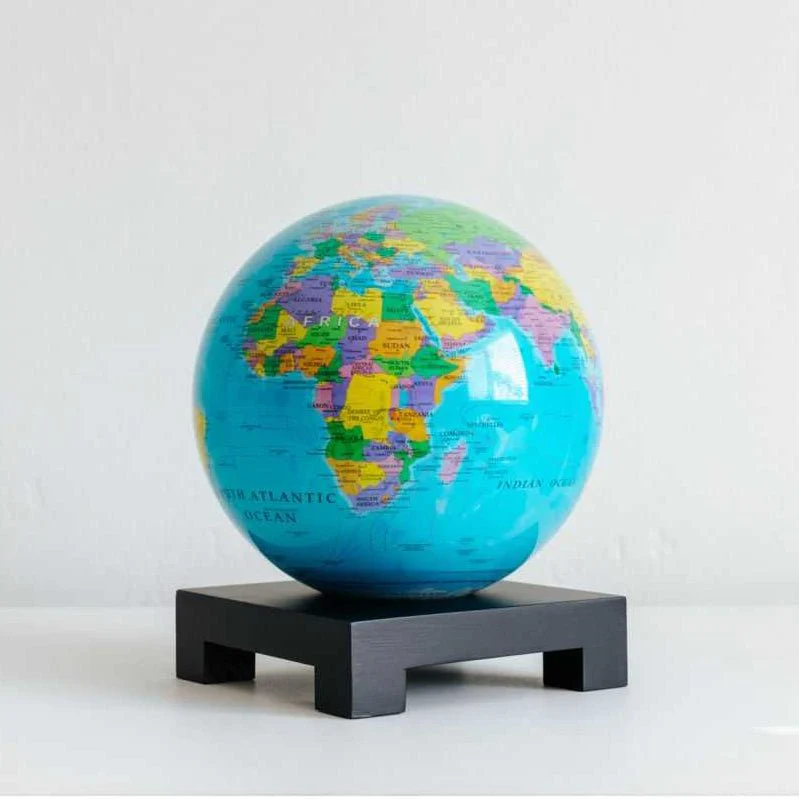 Ocean Blue Political Map Globe - Image 15