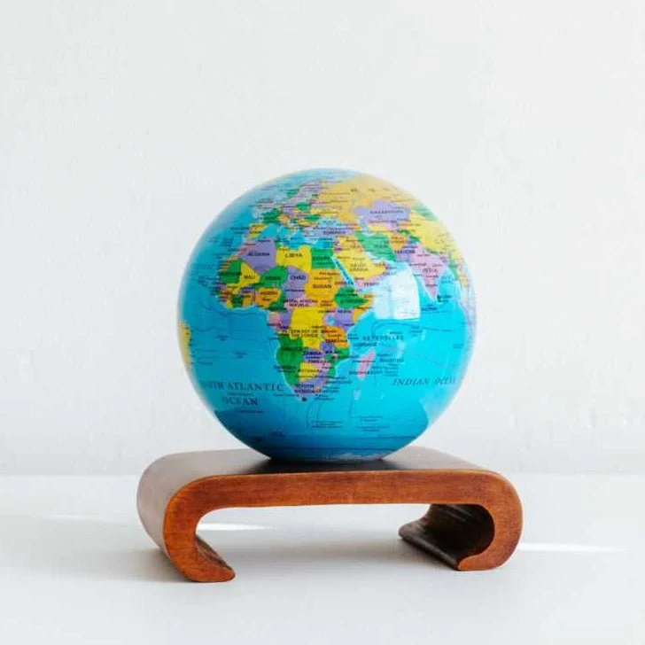 Ocean Blue Political Map Globe - Image 9