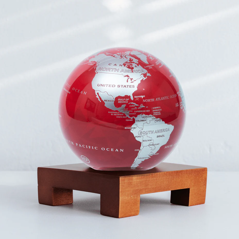 Red & Silver Globe - Image 4
