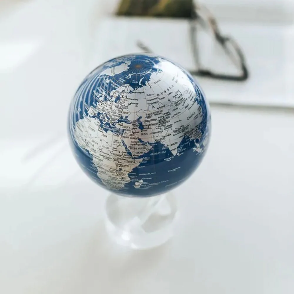 Royal Blue & Silver Globe - Image 2