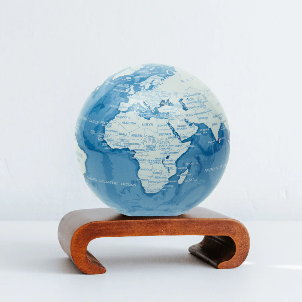 Sky Blue and White Globe - Image 8